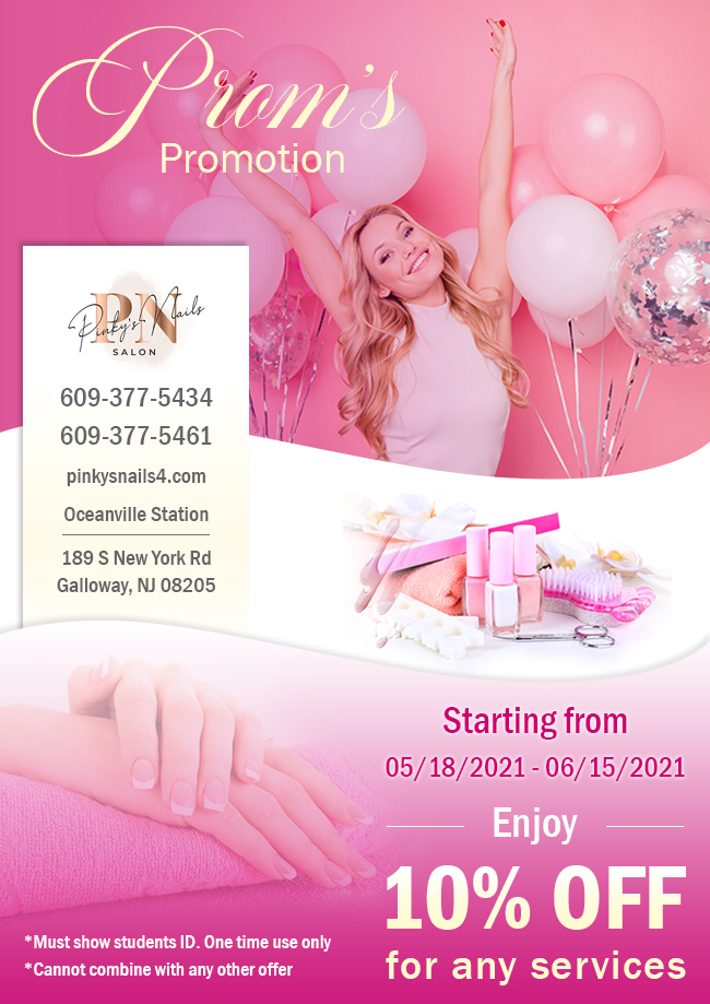 Nail Salon 08205 Pinky’s Nails 4 of Galloway, NJ 08205 Manicure